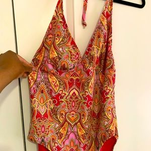 Hot Girl Summer One - Piece Halter Tie Swimsuit XL